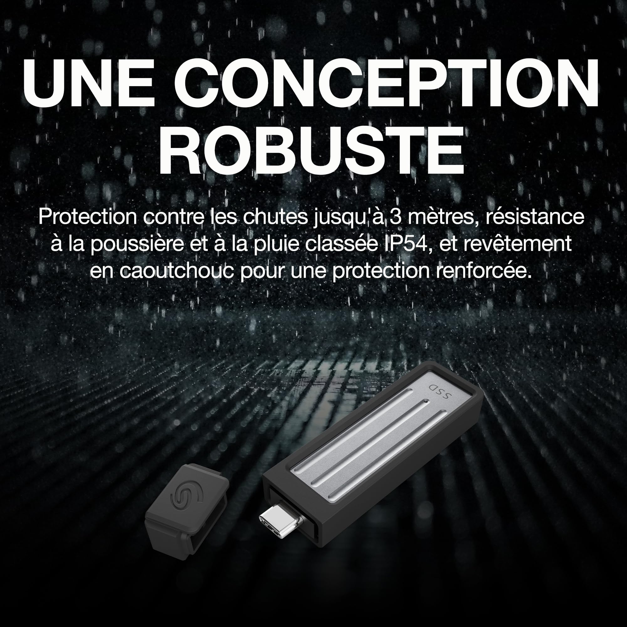 Seagate Ultra Compact 1To, SSD Extern, 1000MB/s, USB 3.1 Typ C, Data Rescue Service (STMX1000400)
