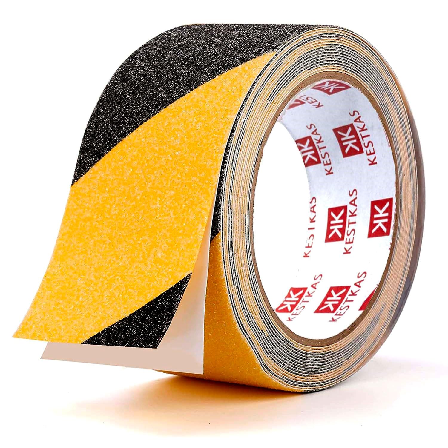 KESTKAS Anti Slip Tape 2Inch x 33Ft - Safety Tape - Non Slip Tape - Anti-Slip Adhesive Tape - Anti Slip Strips for Decking - Anti Slip Stair Treads - Indoor | Outdoor