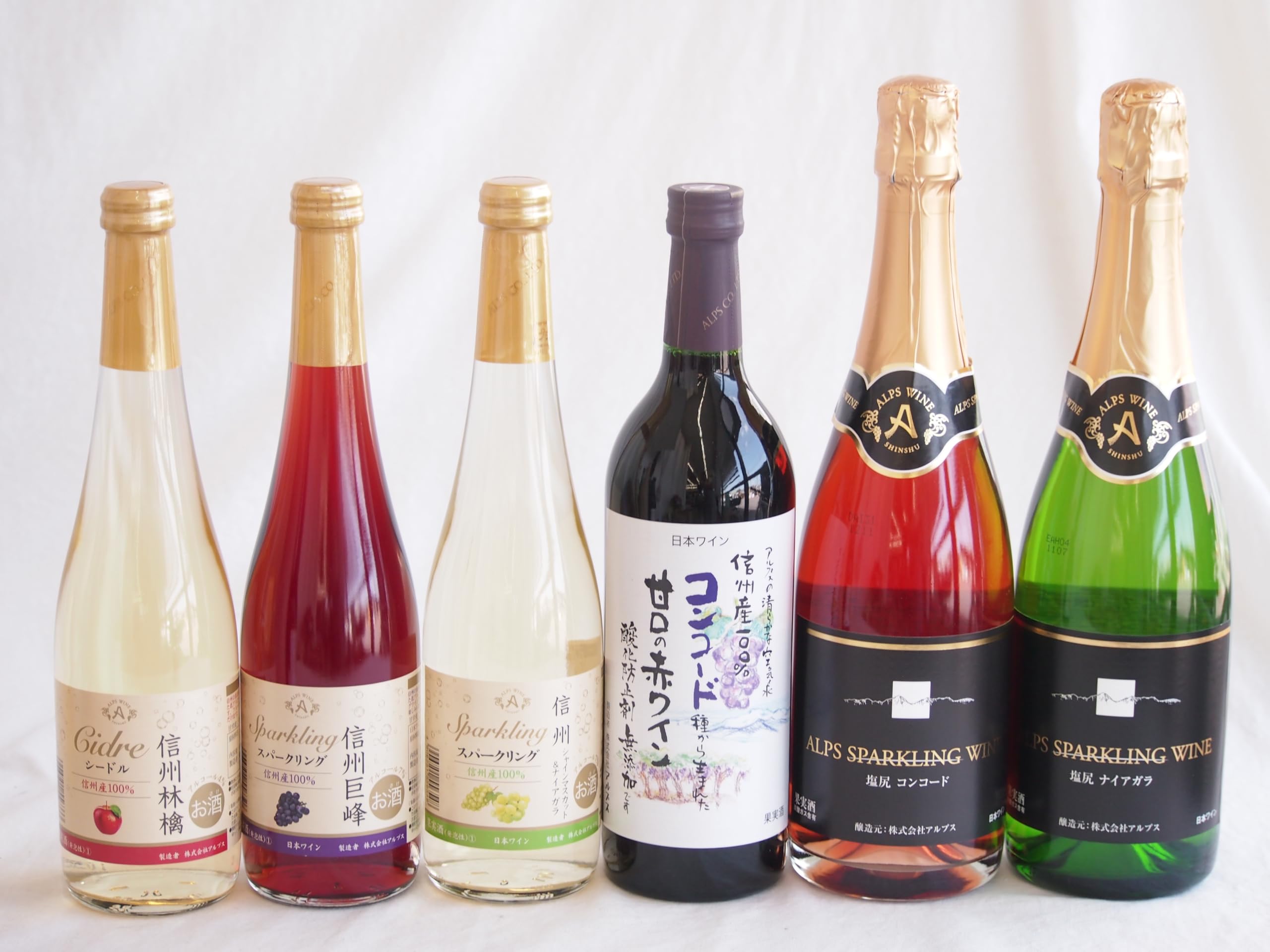 Amazon.co.jp: 国産100％長野県信州産ワイン6本セット コンコード甘口