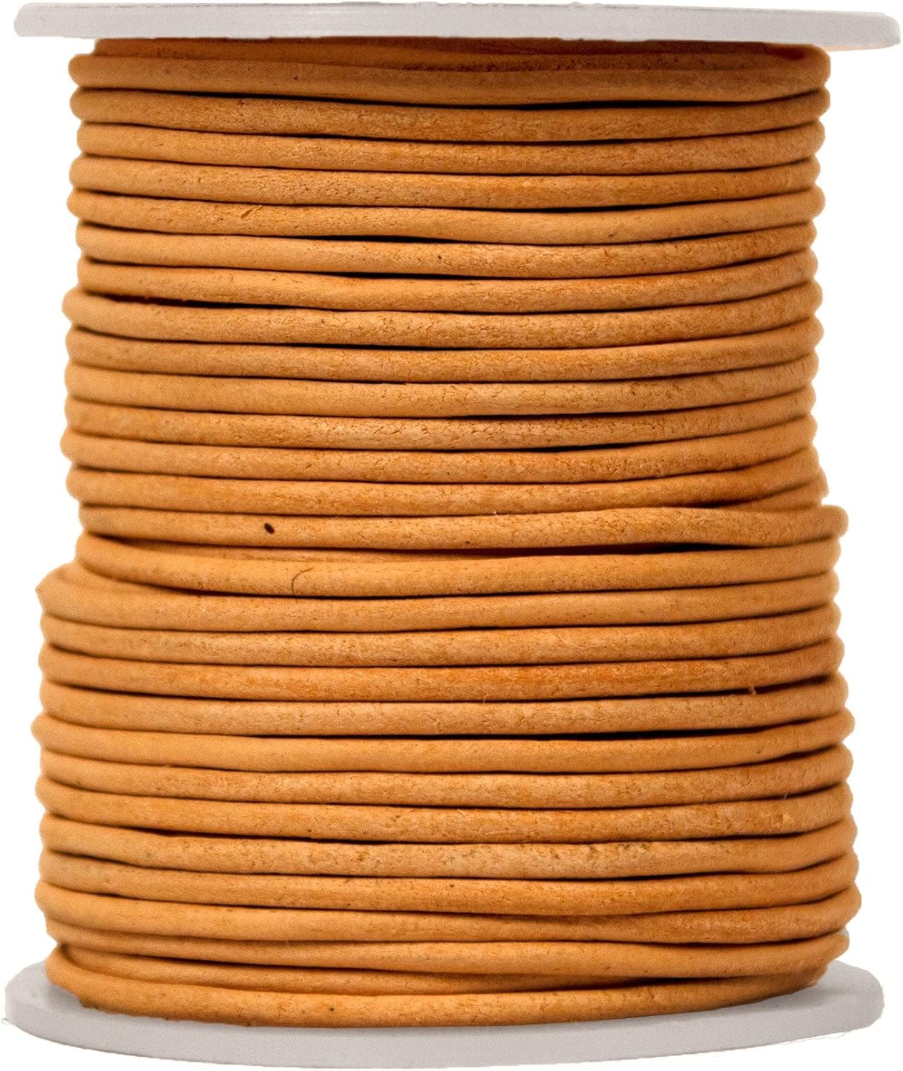 Hemptique 1mm Round Leather Cord (Natural, 2mm)