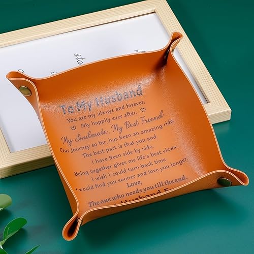 Miniatura 8 de Regalos para esposos de parte de la esposa, regalos de cuero para el tercer aniversario, regalos de cuero para marido, regalos de cumpleaños de boda