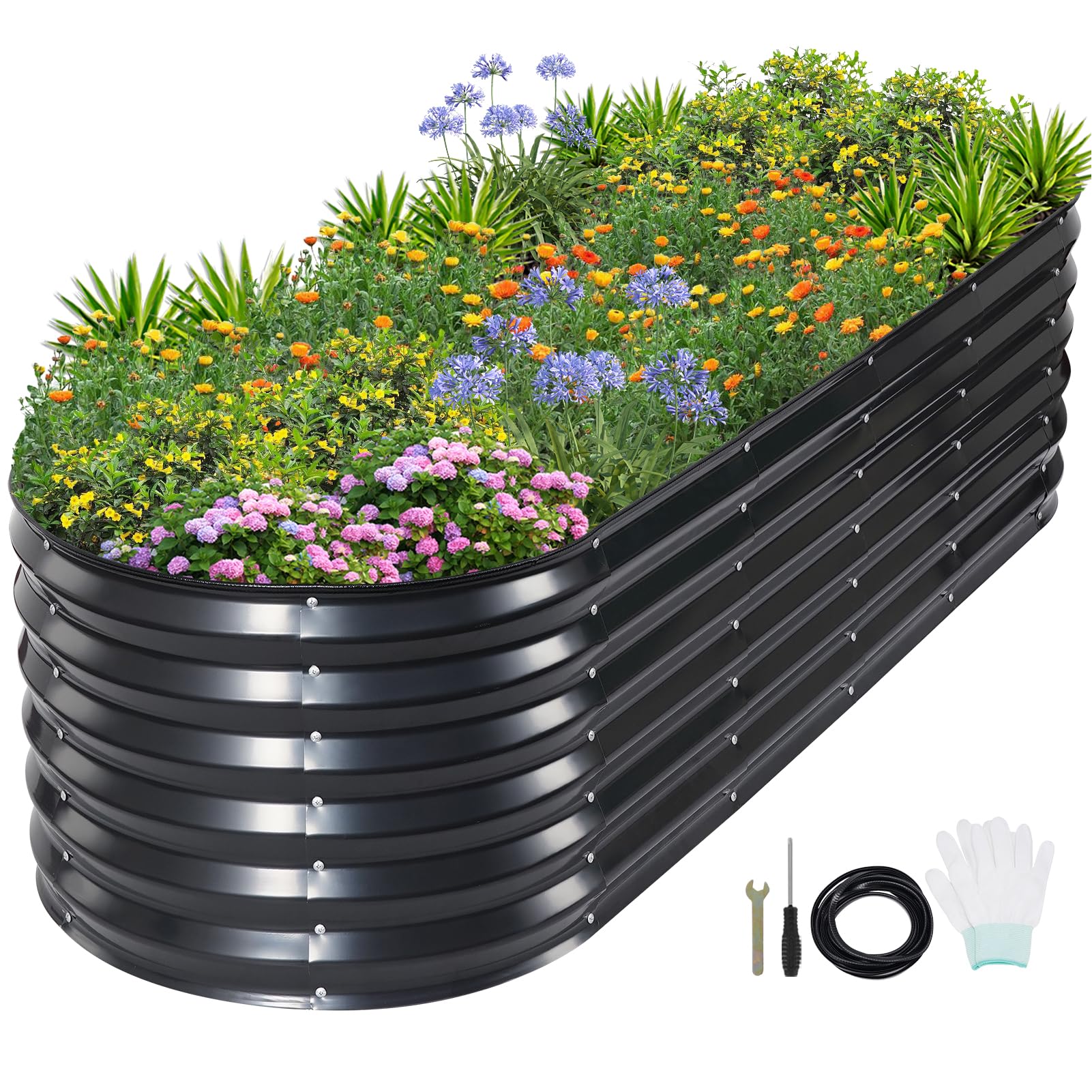 1more Raised Garden Bed Grey
