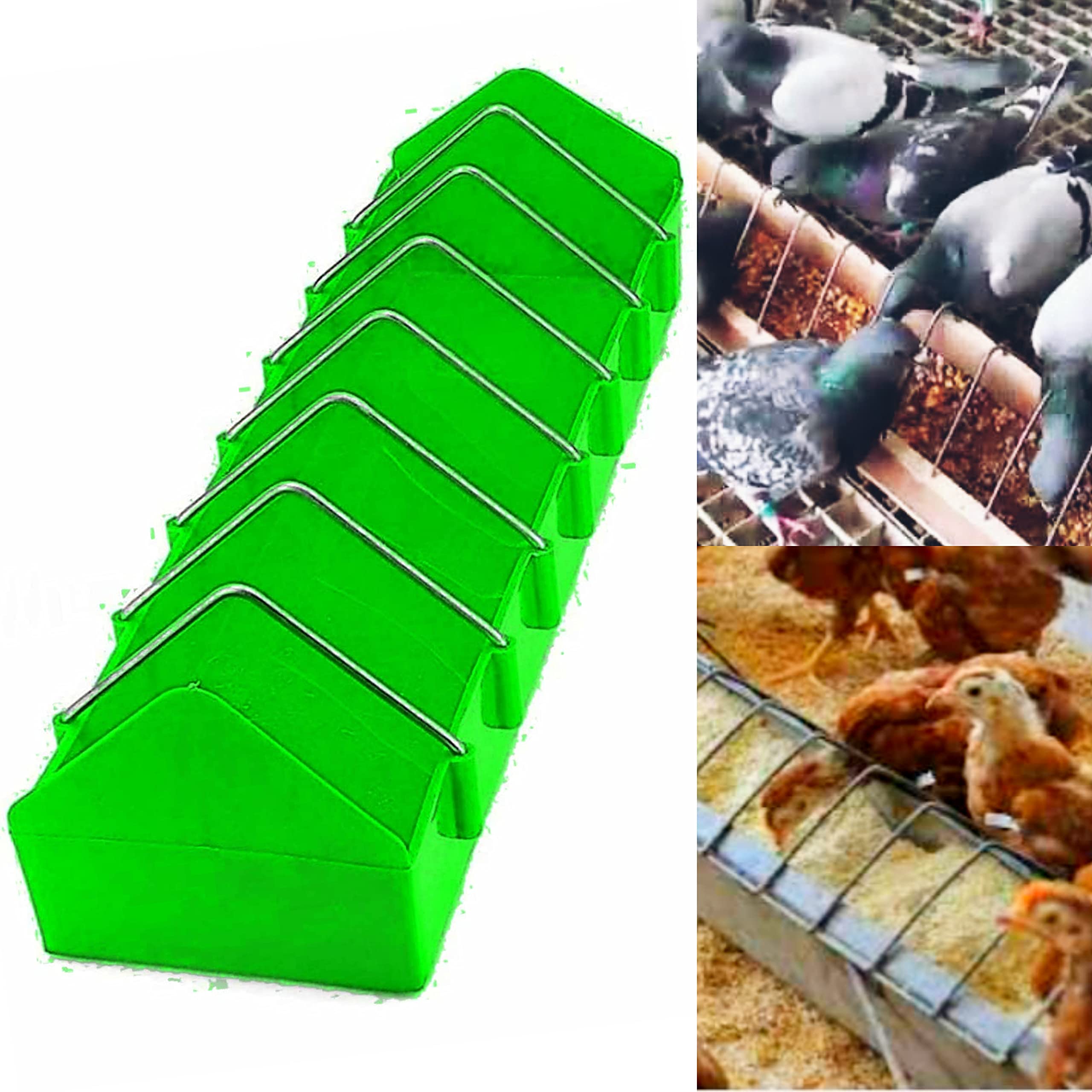 Petzlifeworld Poultry Food Tray for Pigeon, Chicken and Pets Garden Outdoor use Ground Bird Feeder (Green) (B09FB1BC2Z) Amazon Price History, Amazon Price Tracker