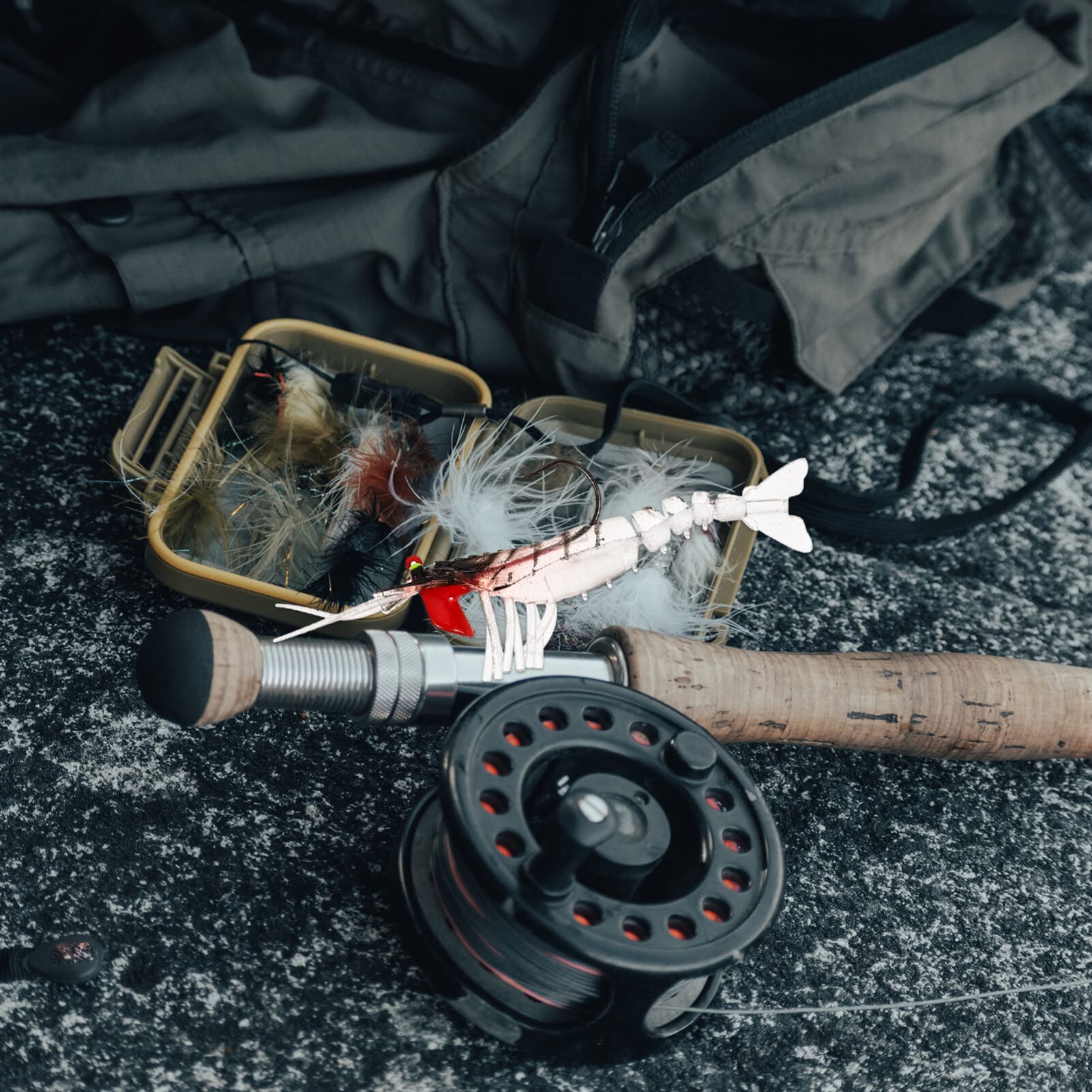 INOOMP 20pezzi Bait Artificiali Notturni Simulati Esca Multi-colore Per Per Trout Perch e Walleye Resistente e