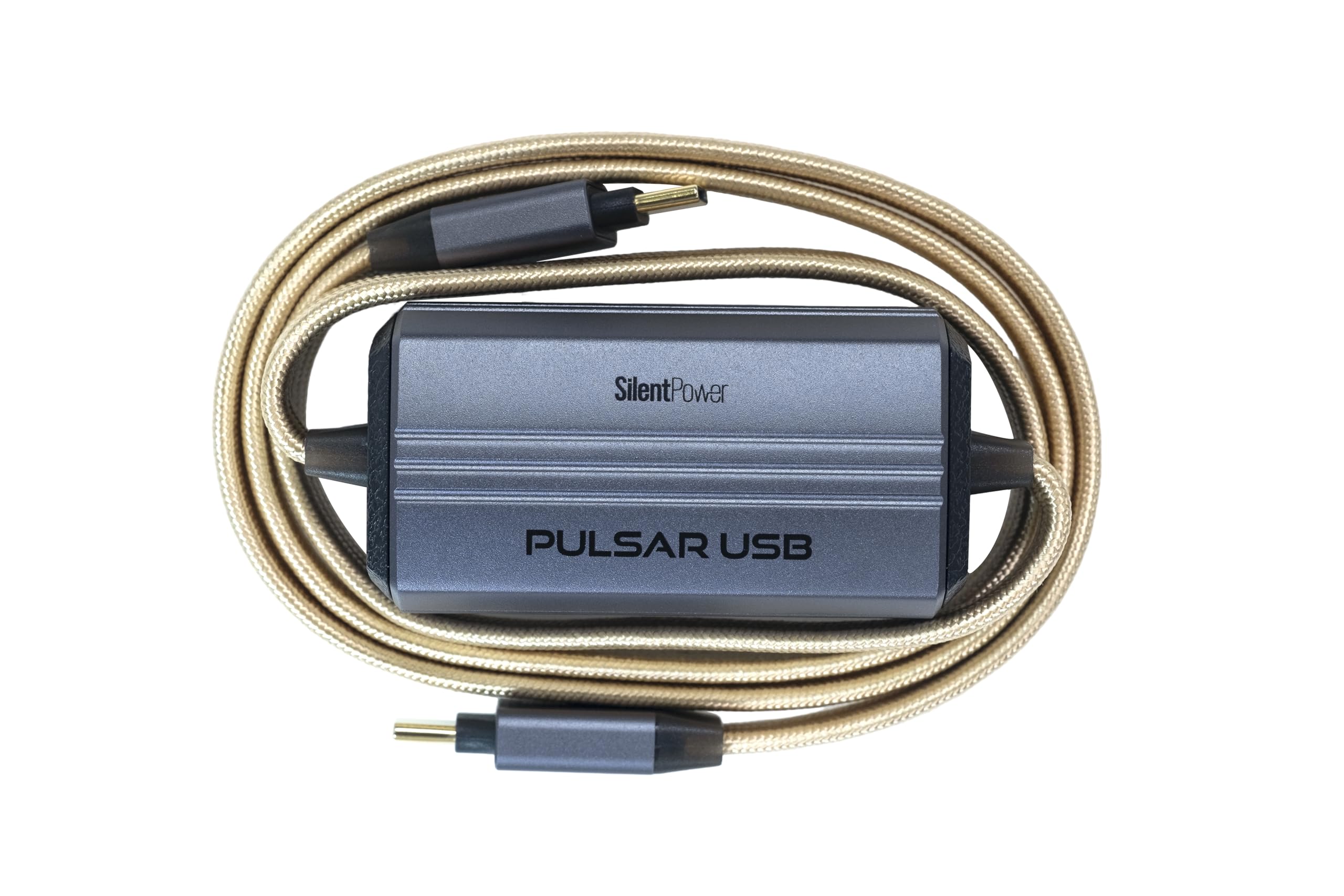 USB Pulsar – Cable USB-C de alta gama con aislamiento galvánico y filtro activo de ruido - Sonido limpiador para DACs, streamers y audio Hi-Fi