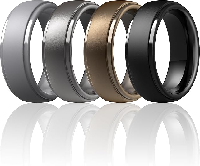 Top 12 Best Men’s Silicone Wedding Rings You Can’t Miss 28 81VHGxSq9GL. AC SY535