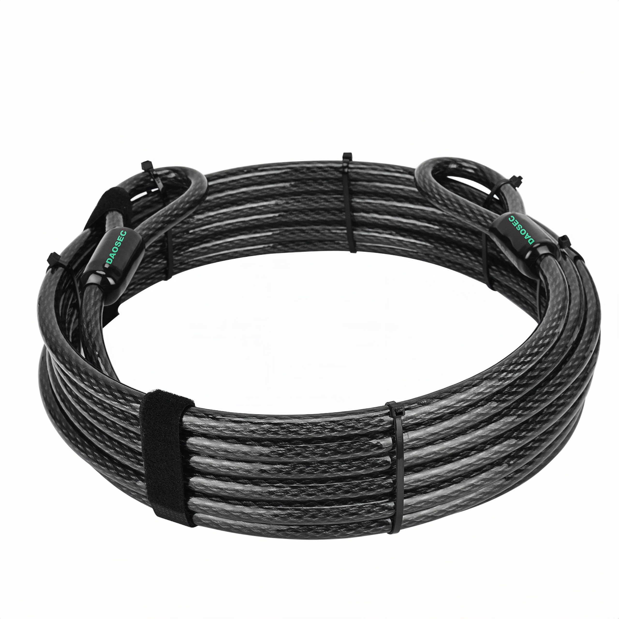 20ft x 1/2" Heavy Duty Cut-Proof Security Cable, Kayaking &amp; Outdoor Equipment