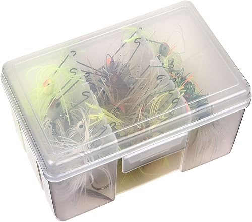 Miniatura 3 de Flambeau Outdoors 00330 - Caja de cucharillas mediana, organizador de cebo y señuelos, transparente
