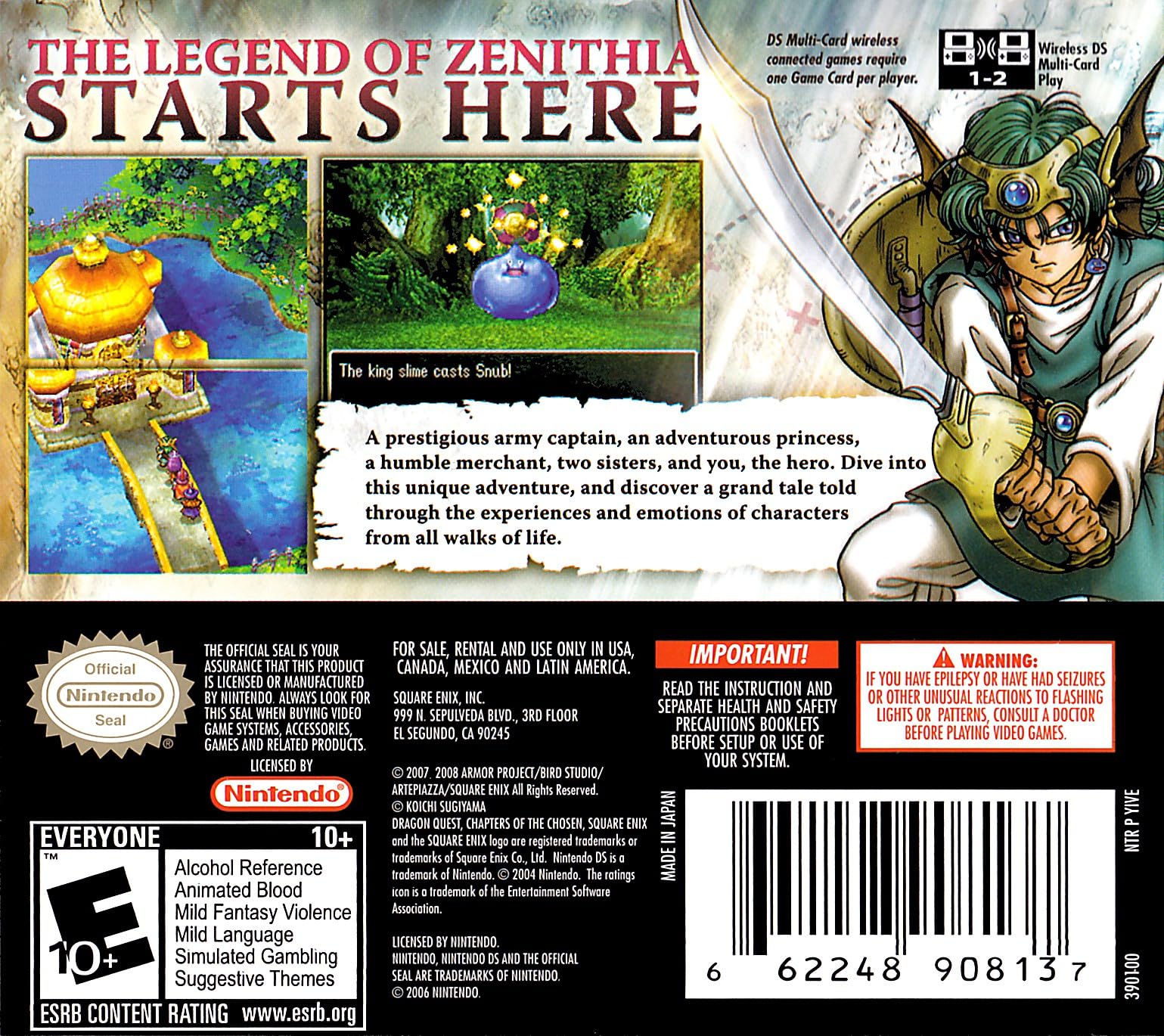 Dragon Quest IV: Chapters of the Chosen - Nintendo DS (Renewed