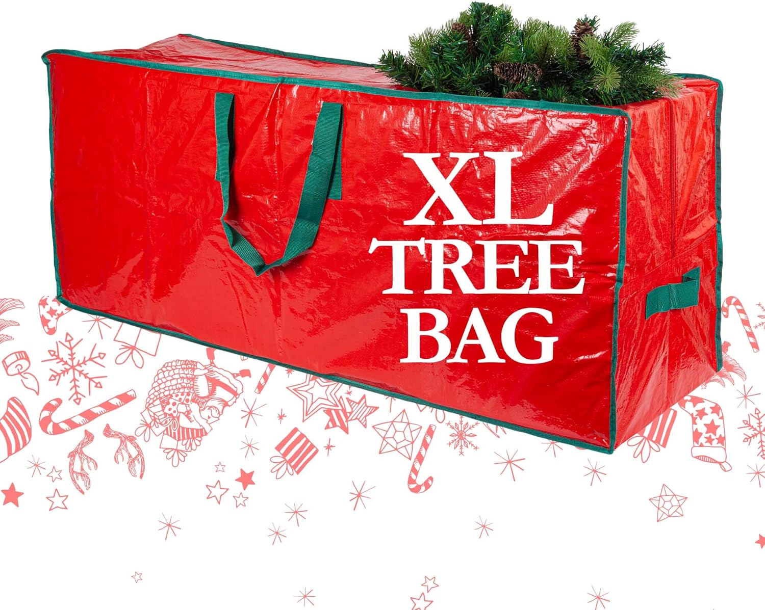 DSL Christmas Tree Storage Bag with Handles Easy to Store Christmas