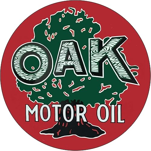 Miniatura 170 de Brotherhood Letrero de gas vintage de reproducción de letreros de metal vintage, letrero redondo de metal para garaje y hogar, 8 pulgadas de Nourse