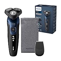 Rasoio elettrico Philips serie 5000 - Rasoio elettrico da uomo Wet & Dry in blu metallizzato