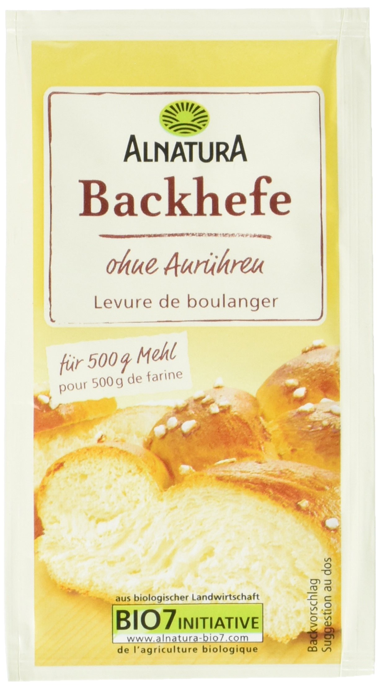 Alnatura Bio Backhefe, 7 g
