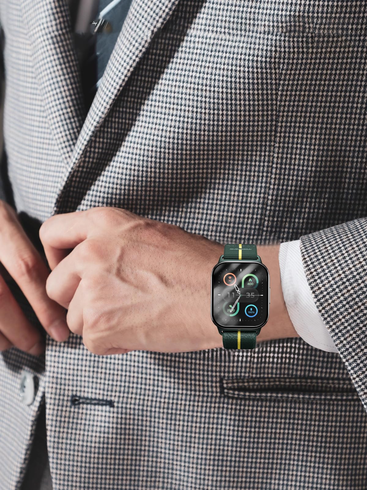 Protector de pantalla para Motorola Moto Watch Fit, película suave resistente a los arañazos de alta definición, transparente HD, ajuste perfecto, sin burbujas con kit de fácil instalación