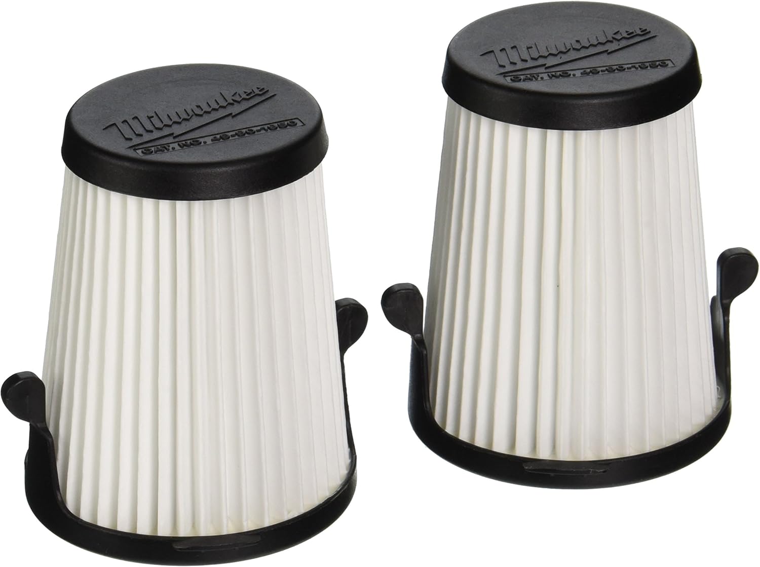 Milwaukee Genuine OEM 49-90-1950 3” Replacement Dry Filters for M12 Compact Vacuum (2 Pack)