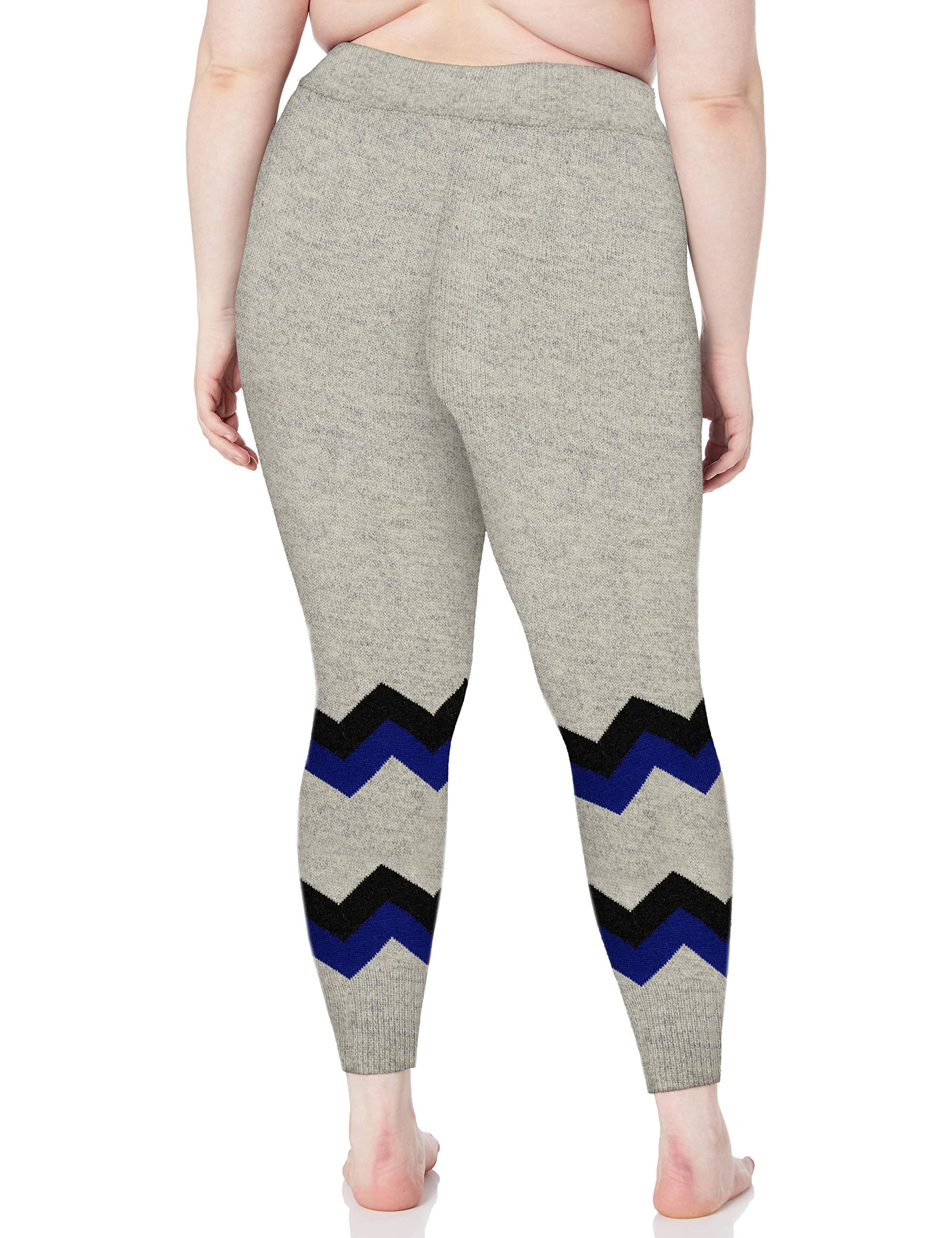 Hottotties Women's Plus Size Sweater Legging, Mix Grey, 3X