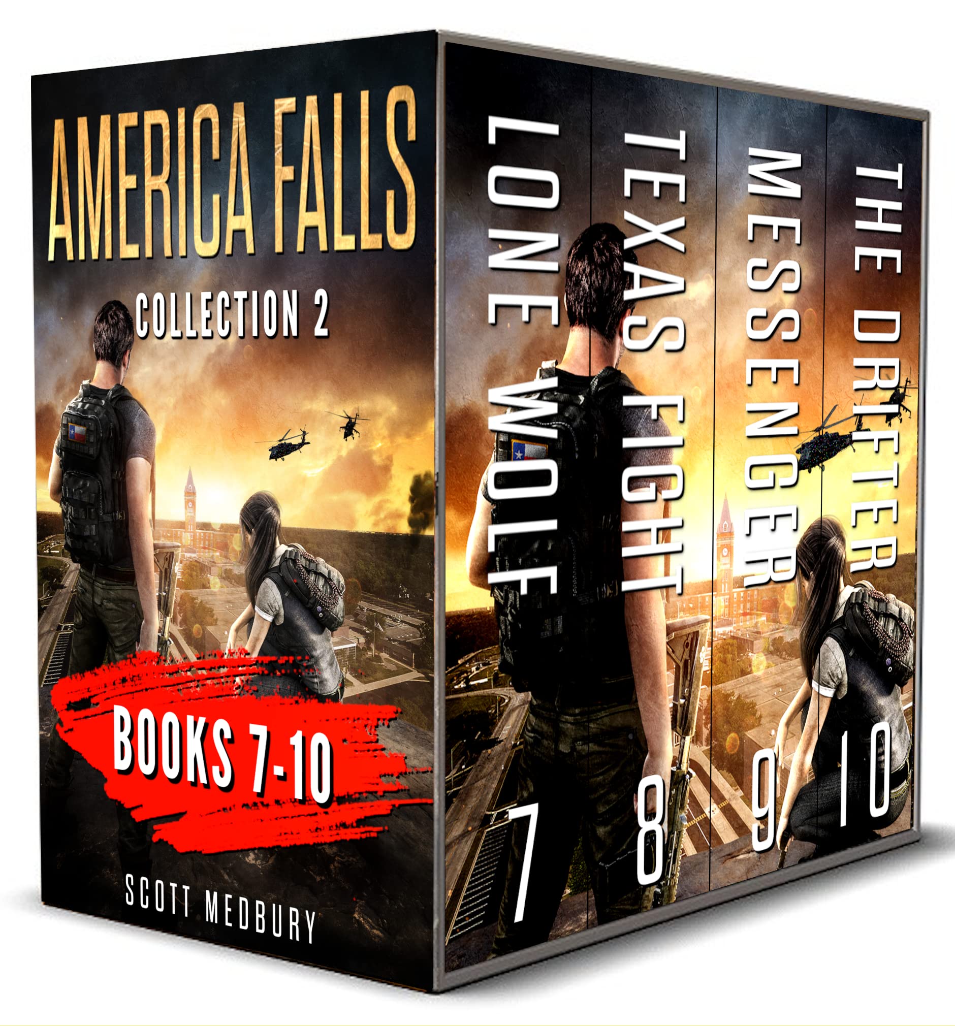 America Falls Collection 2: Books 7-10 (America Falls Mega Collections)
