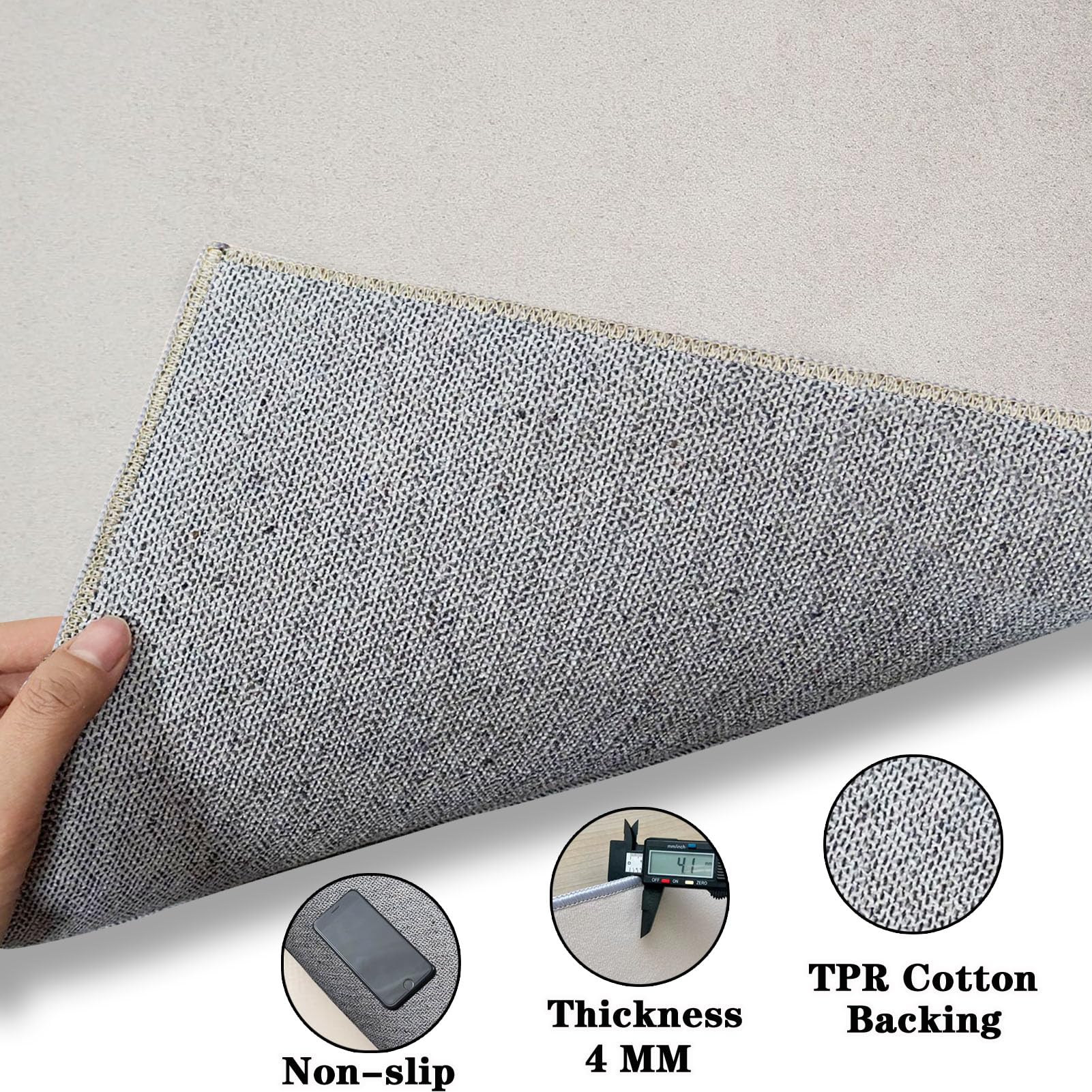 Alfombra Silla de Oficina, Alfombrilla Protectora Suelo Antideslizante 200 x 270 cm Alfombra Gaming Suelo Alfombra Silla Escritorio para Suelos Duros Protector Suelo Silla Ruedas, para Oficina Hogar