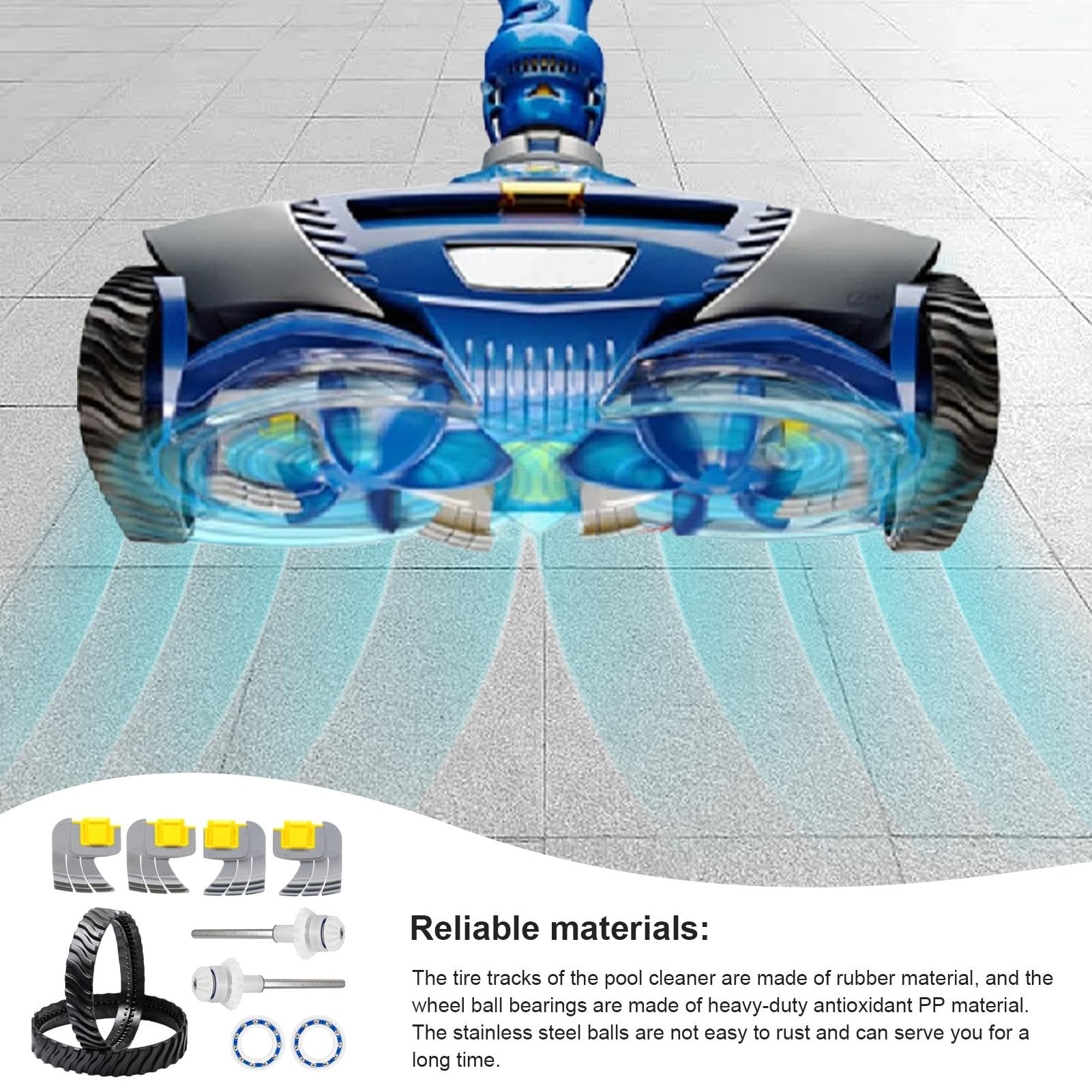 Kit de Repuesto para Limpiador de Piscina, Accesorio de Limpieza de Piscina para Limpiador de Piscinas MX8 y MX6