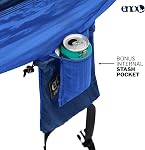 ENO SingleNest Hammock - Lightweight, 1 Person Portable Hammock - for Camping, Hiking, Backpacking, Travel, a Festival, or The Beach - Navy/Royal