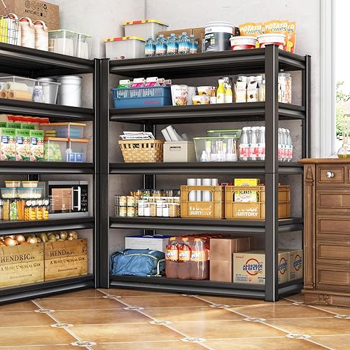 Miniatura 5 de Estantería de garaje resistente de 40 pulgadas de ancho, estantes de almacenamiento de garaje de 2250 libras, estantes de almacenamiento