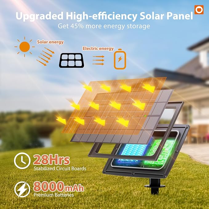 Luces solares de cuerda 198FT 60+4 bombillos LED con control remoto miniatura 6