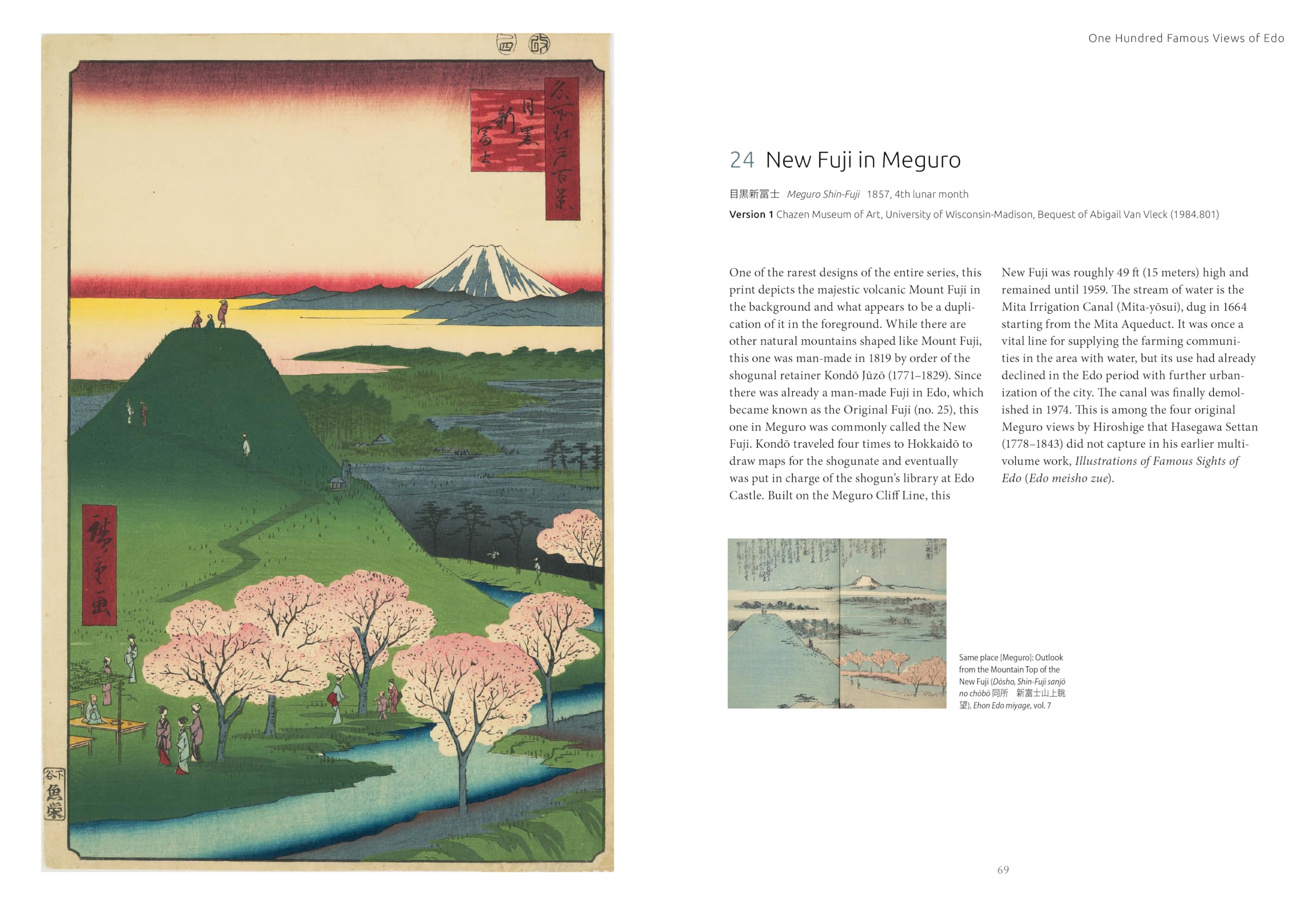 Hiroshige's One Hundred Famous Views of Edo /anglais: The Definitive Collector's Edition (Woodblock Prints)