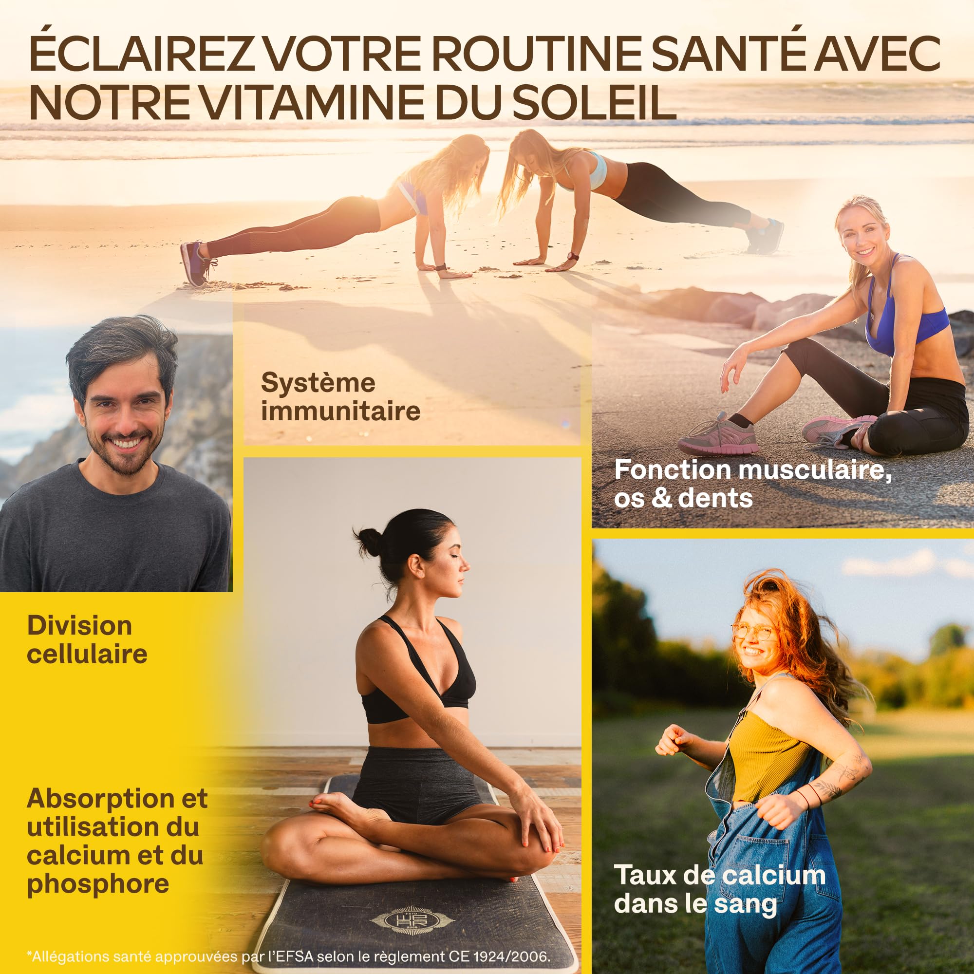 Vitamine D3 2000 UI - Vitamine D avec Huile d’Olive Extra Vierge pour Absorption Optimale - Vitamines sans OGM, sans Gluten et Lactose pour les Fonctions Osseuse, Musculaire, Immunitaire - 365 Gélules