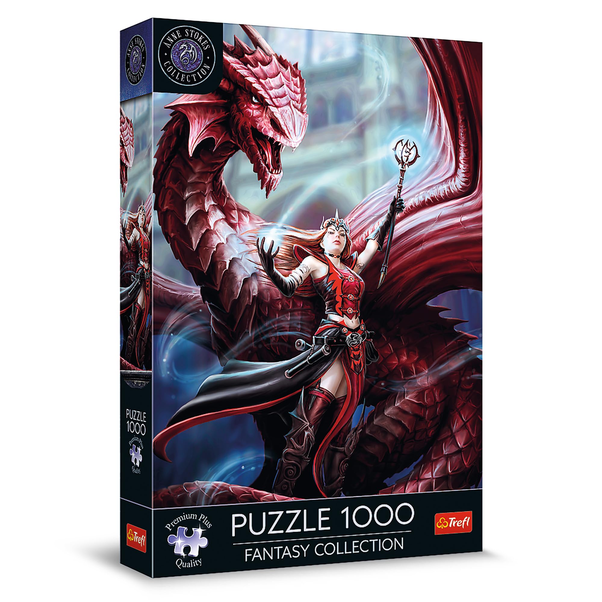 Puzzle Fantasy Mage Ecarlate - 1000 pièces par Anne Stokes