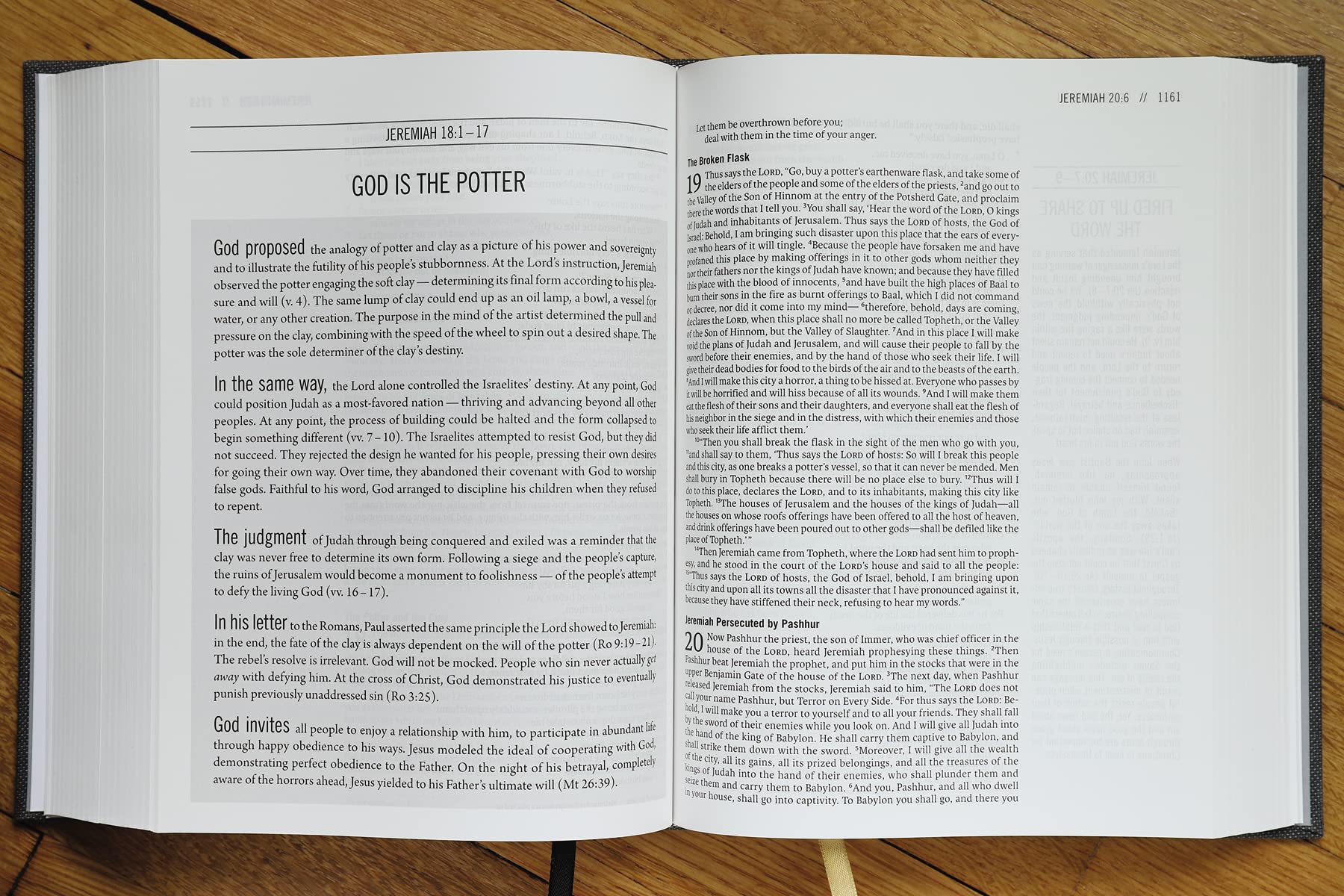 The Jesus Bible, ESV Edition, Cloth over Board, Gray - Image 11