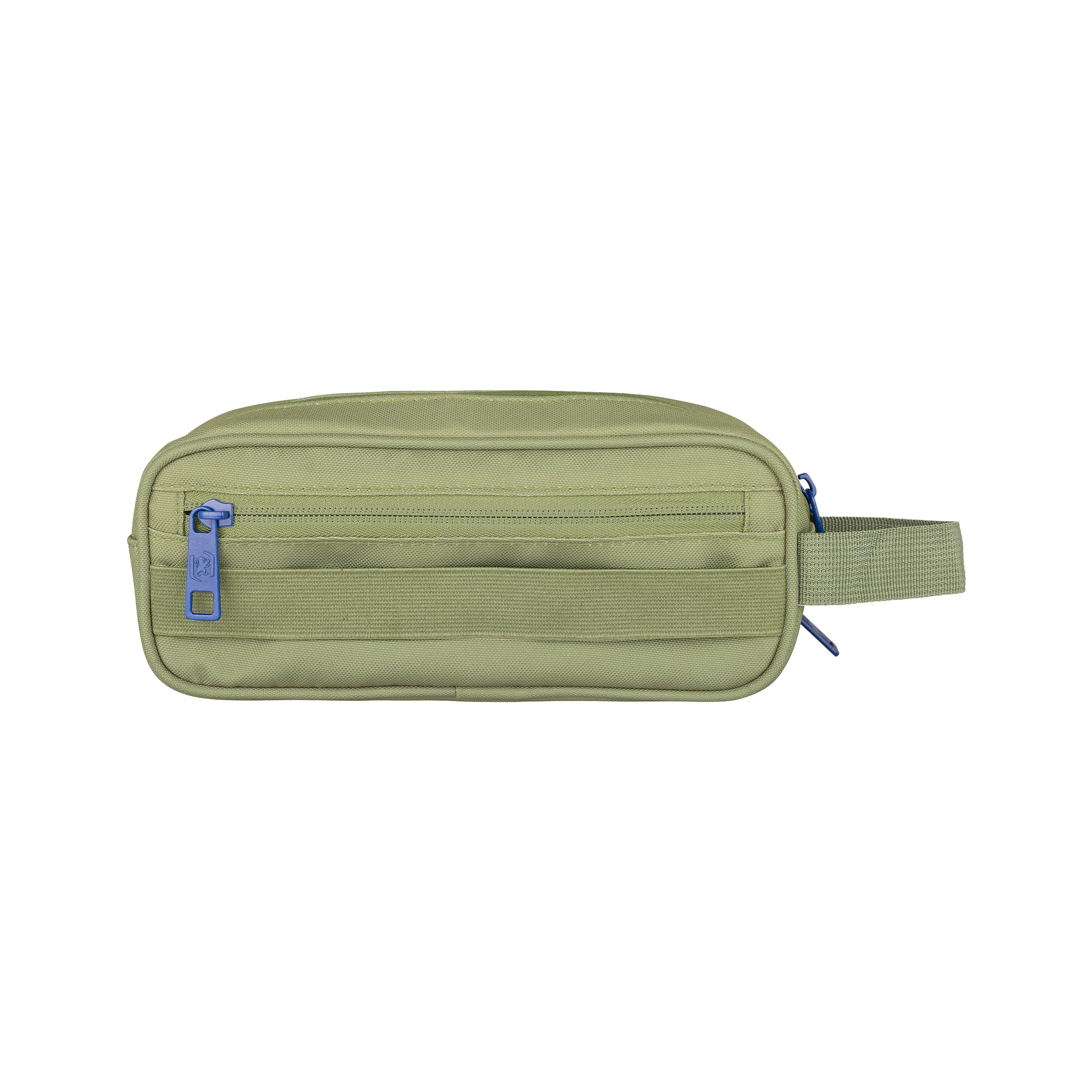 Oxford B-Smart School Pencil Case 3 Compartments, Elastic Rubber, Recycled Material RPET, Safari Green - Image 2