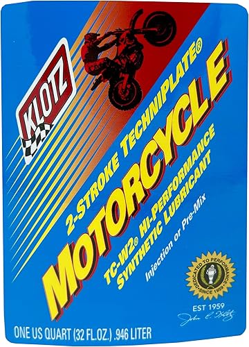 Miniatura 6 de Klotz Aceite sintético para inyectores/premezcla TechniPlate para motores TC-W2 de 2 tiempos - 1 galón KL-301