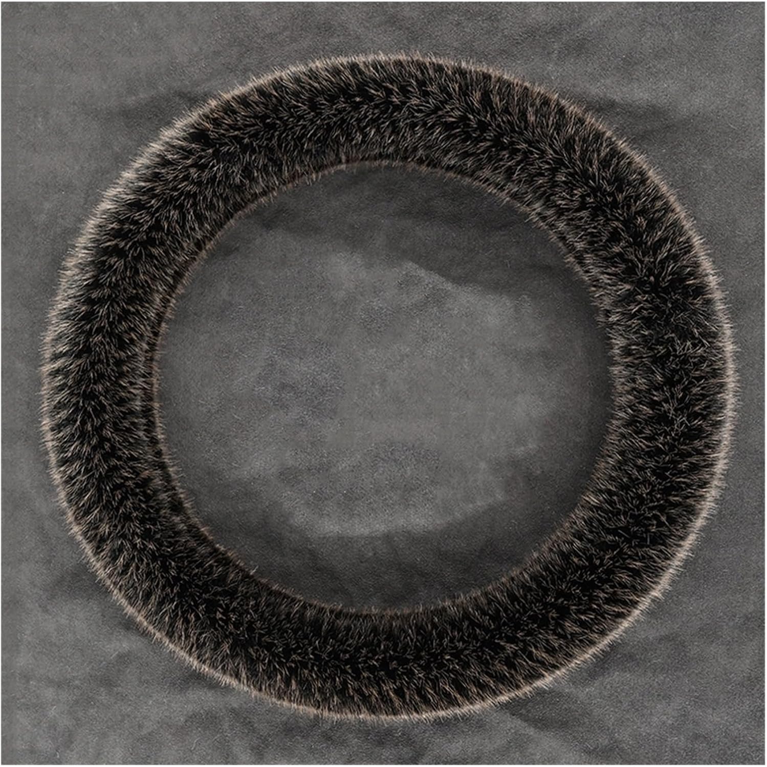 Car Steering Wheel Cover for Car Steering Wheel Cover Plush Car Accessories Comfortable Hand Feeling Easy to Install (Color : 3#)