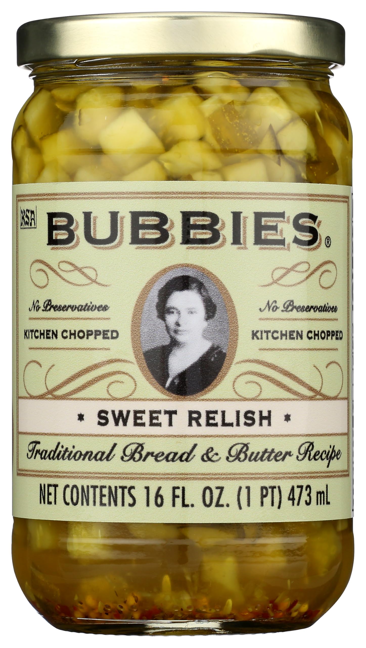 BUBBIES OF SF Sweet Relish, 16 FZ