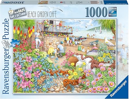 Ravensburger Cosy Café No.1 - Rompecabezas de 1000 piezas para adultos y niños a partir de 12 años