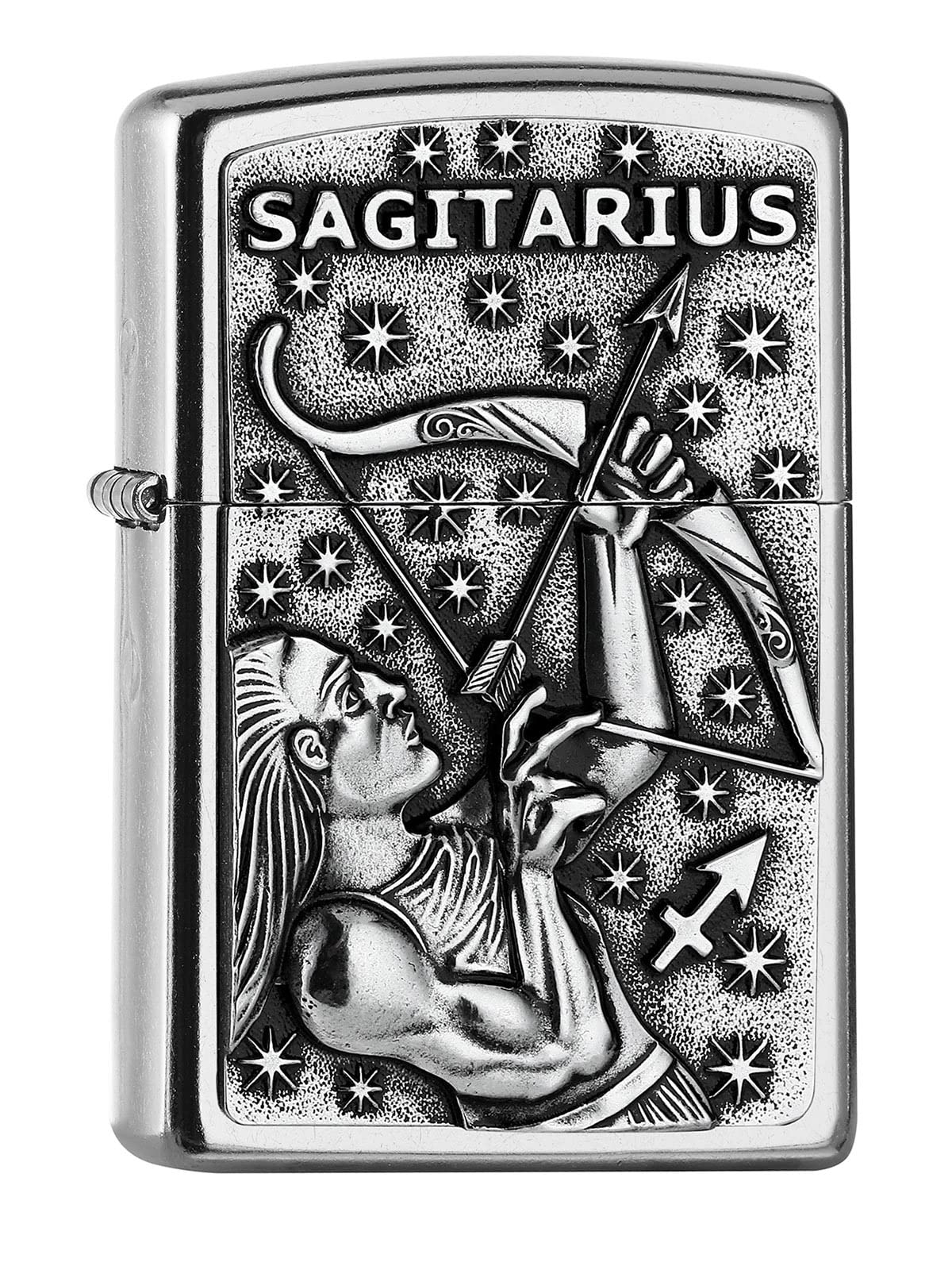 Zippo, 2006505, PL AA8207 SagitariusTierkr. V19 Accendino in ottone, design, 5,83,81,2