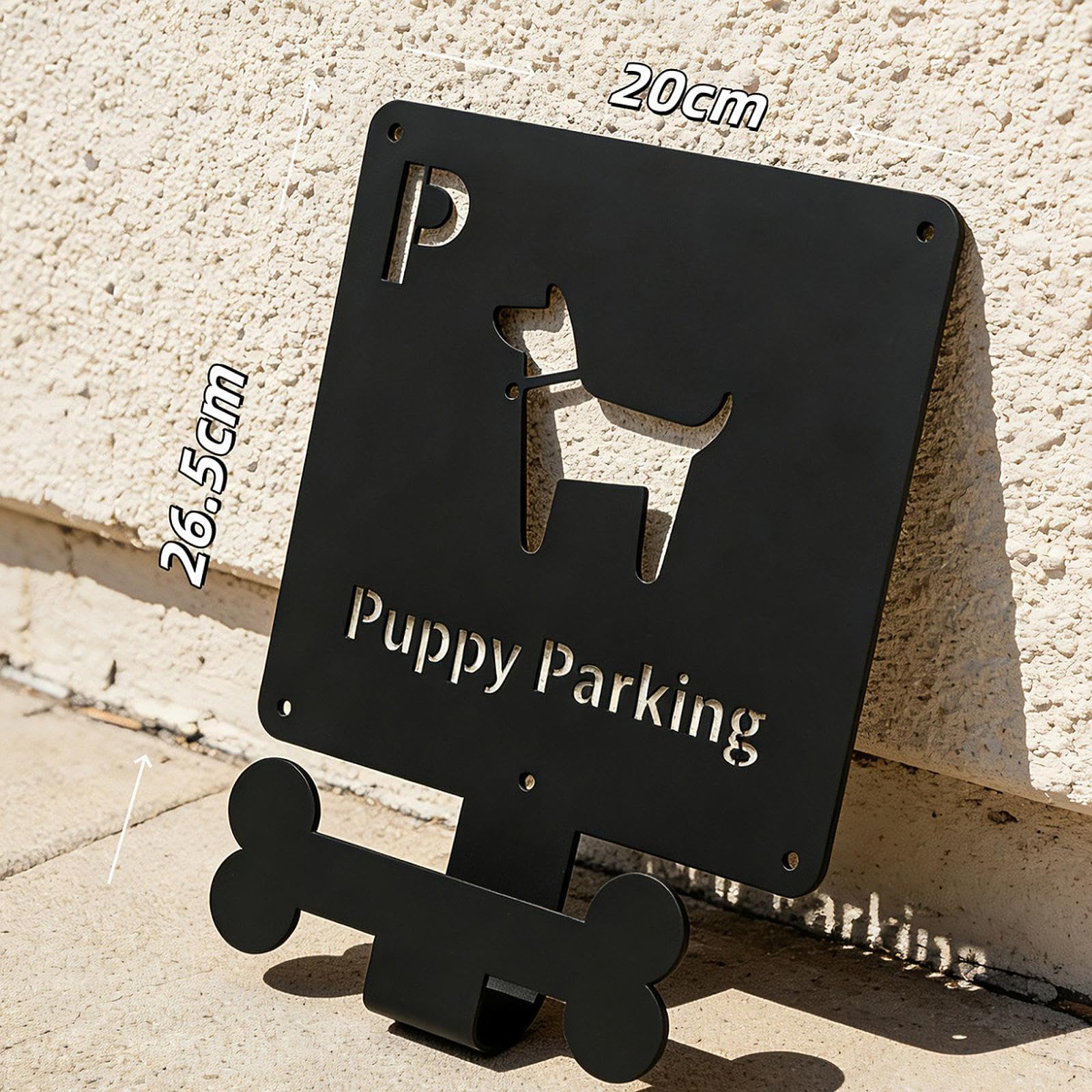 Anclaje Metálico para Correa de Perro, Soporte Antitirones, Estación de Sujeción con Fácil Transporte Y Uso Versátil para Paseos.
