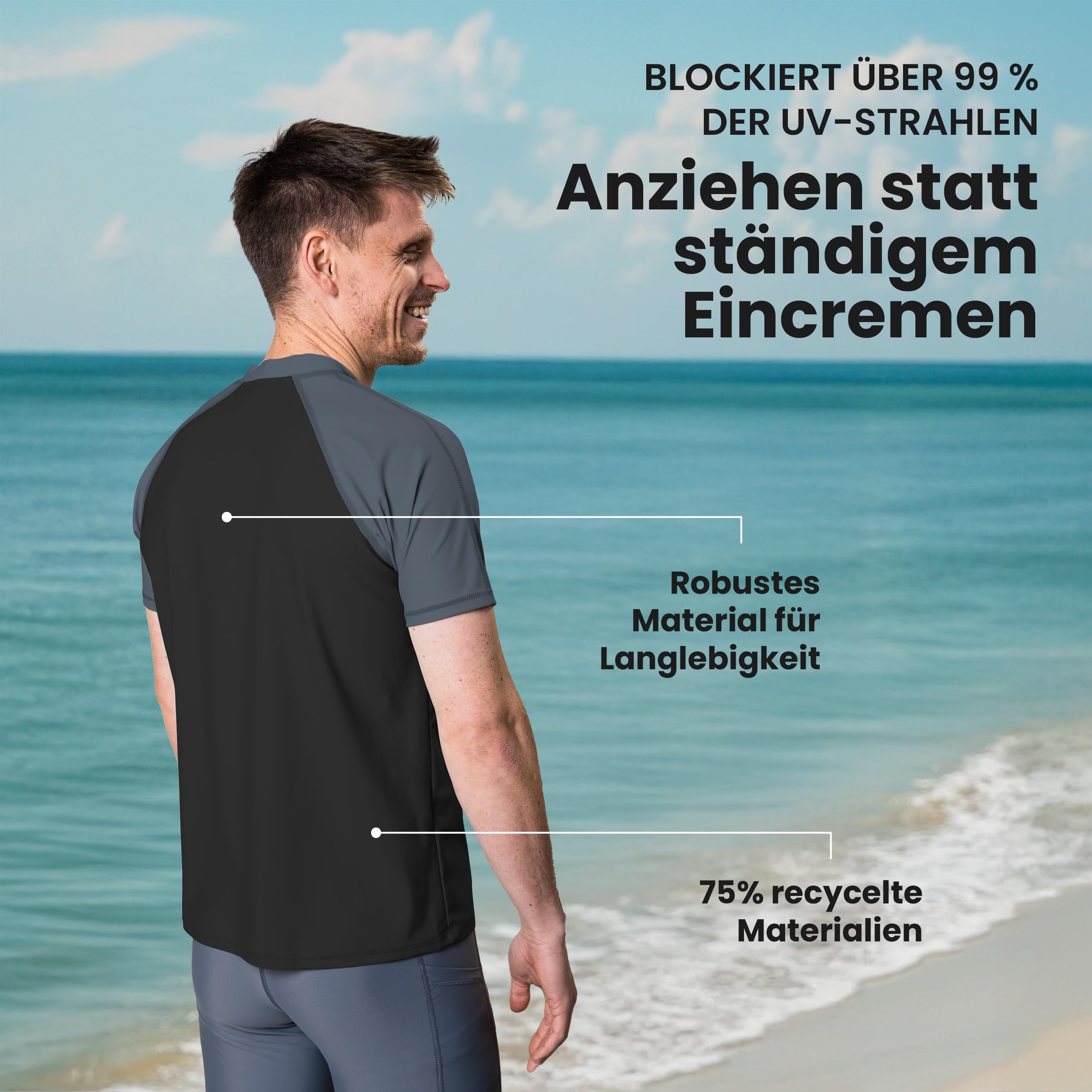 iQ-UV Loose Fit Camiseta Hombre