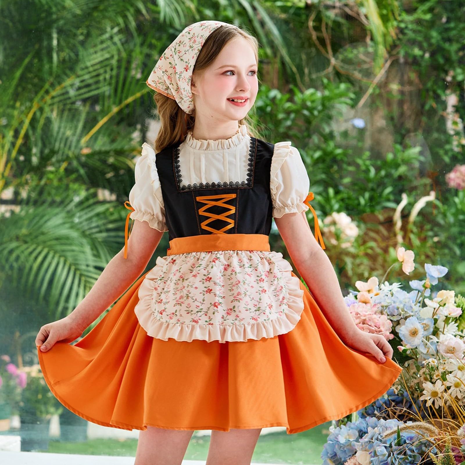 Kinder Oktoberfest Kostüm Mädchen Bayerische Tracht Outfit