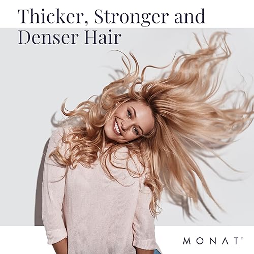 Miniatura 3 de MONAT Acondicionador de engrosamiento clínico IR  Acondicionador vegano para adelgazar el cabello con romero y menta  Reparación y acción de aumento