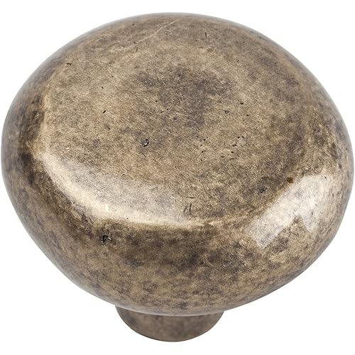 Atlas Homewares 331-CM Distressed Collection 1.38-Inch Round Knob, Champagne