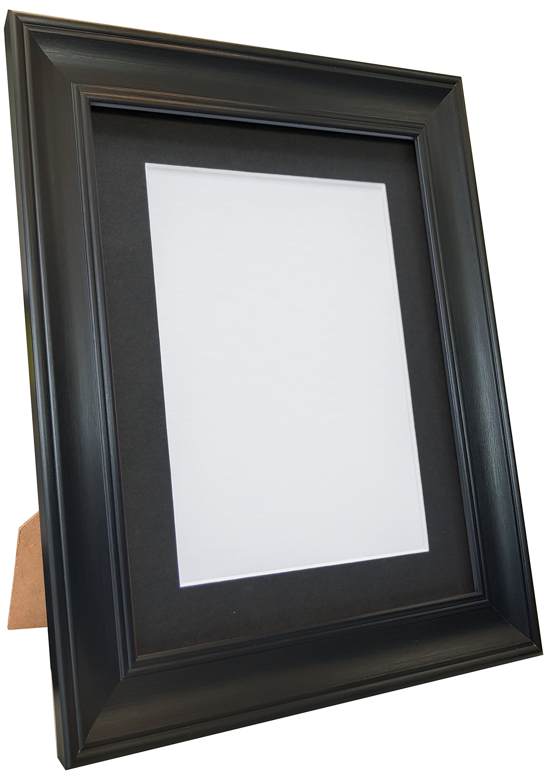 Frames By Post Black Mount Scandi Black Picture Photo Frame With A1 Image Size A2