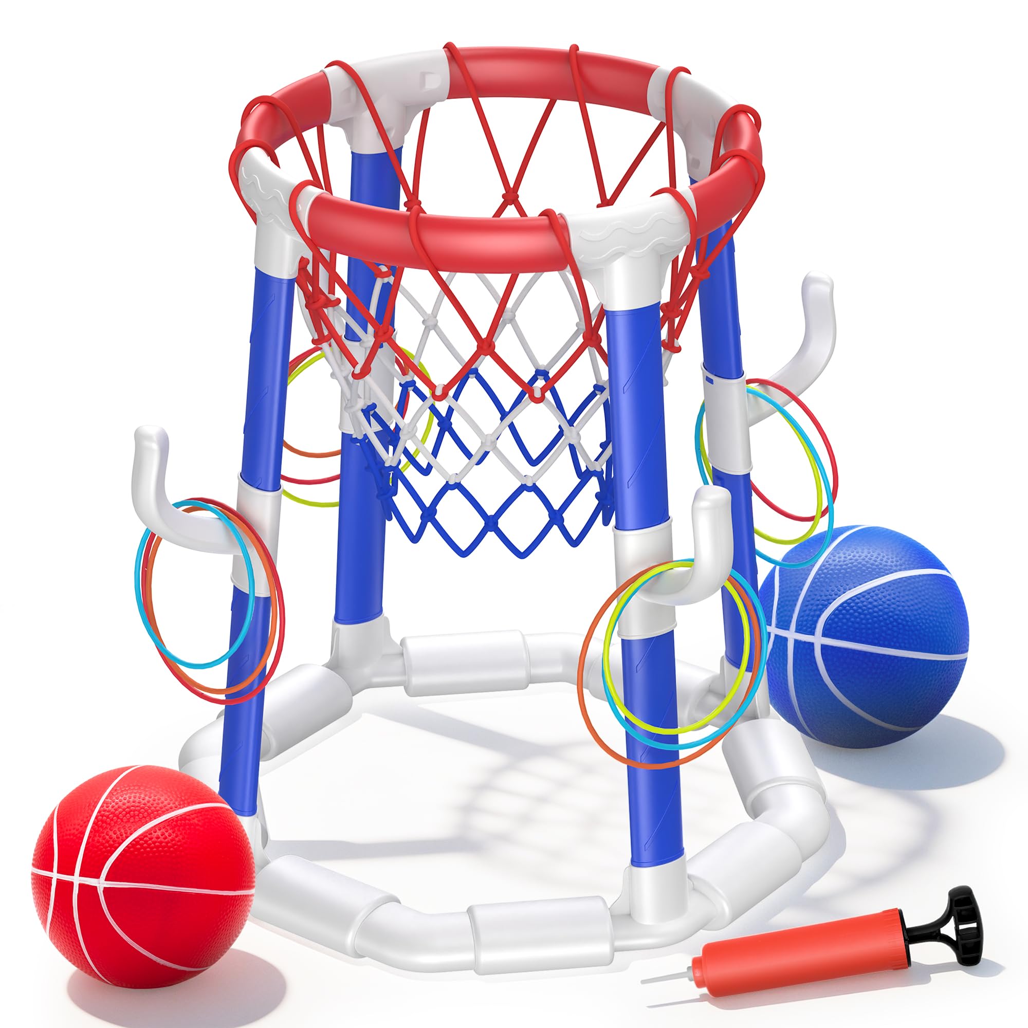 40% Off Pool Basketball Hoop Set with 2 Balls - Code XJ3YFHGH - Image 1