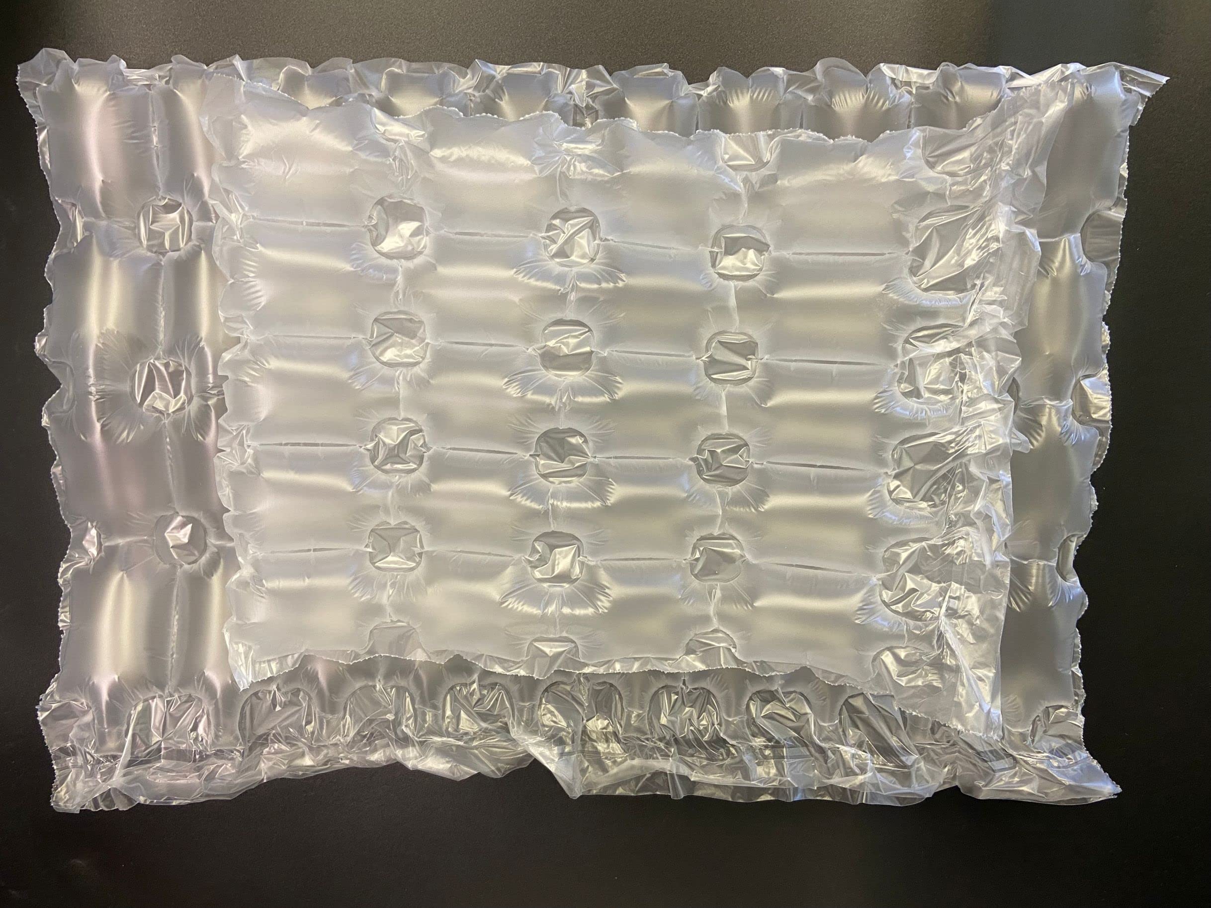 Rollo de película de burbujas de salchicha de aire 980 pies x 16 pulgadas x 12 pulgadas | Material de protección de envoltura de acolchado de embalaje