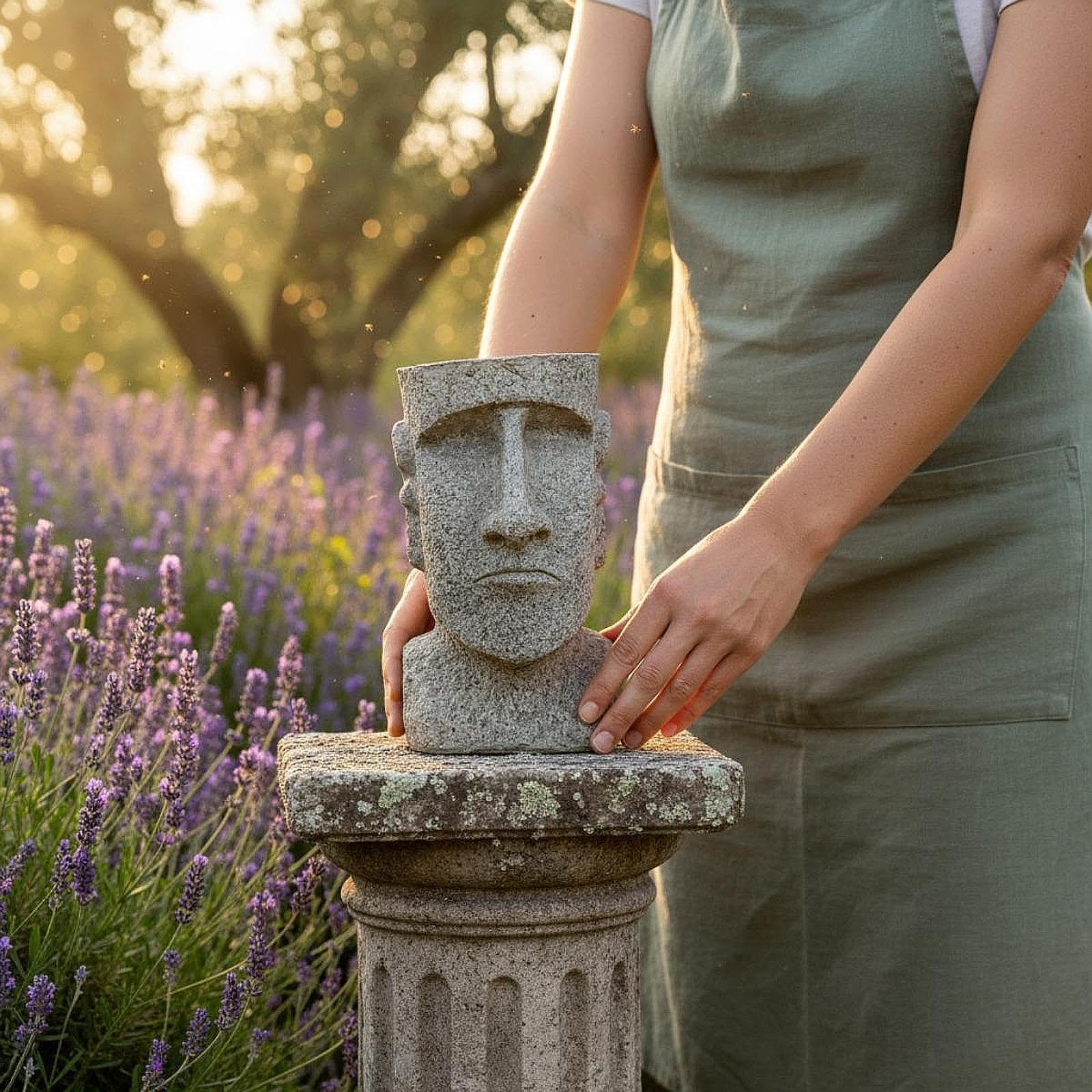 Vaso per Piante a Forma di Testa, Vaso per Fiori con Volto Umano, Regalo per Donne E, Resina, Decorazione per La Casa, Scultura per Giardino E Balcone