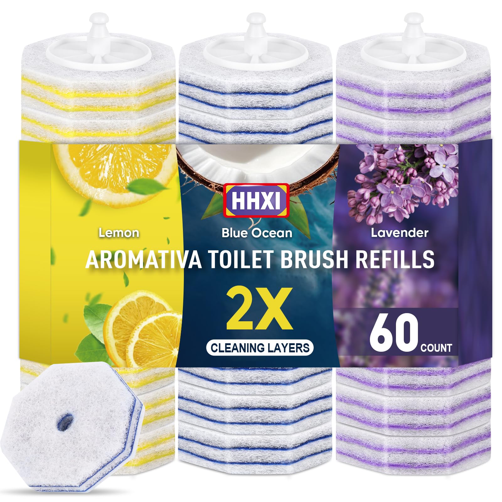 Wkłady do aromatycznych szczotek toaletowych