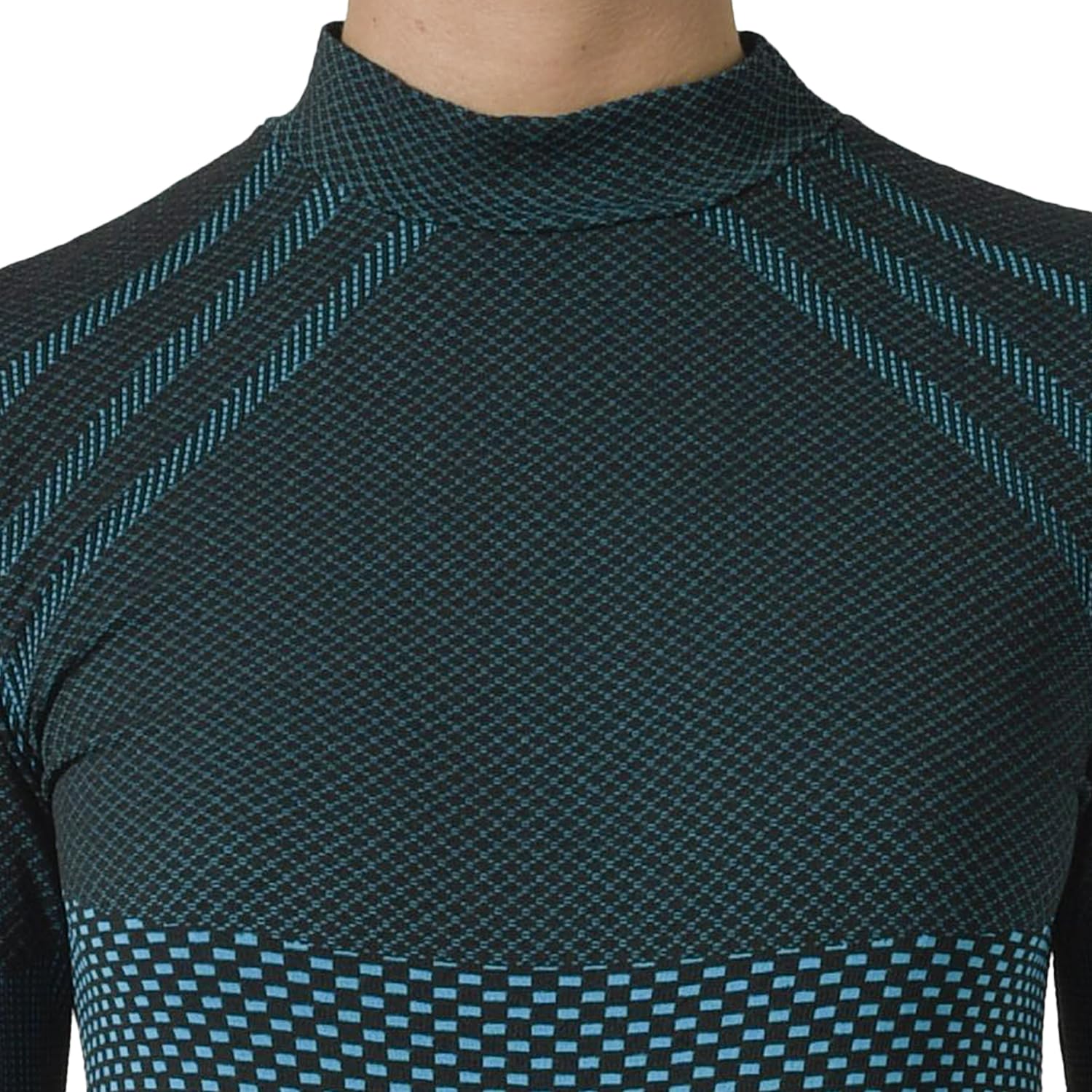 Risalti Maglia Termica Donna Manica Lunga Energy - Lupetto Traspirante a Compressione, Intimo Termico Senza Cuciture ed Etichette per Sci, Trekking, Running, Ciclismo - Made in Italy