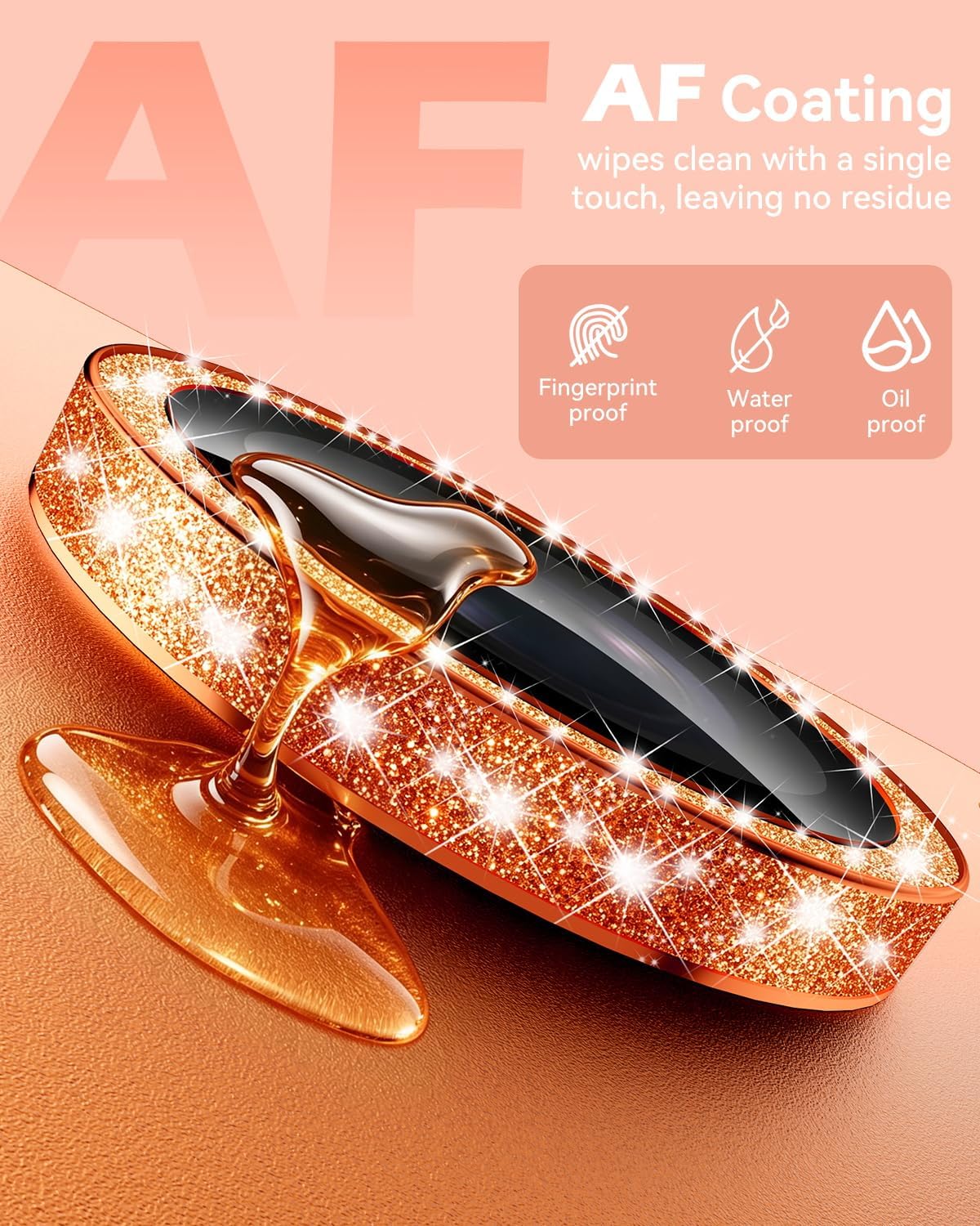 CloudValley Bling Camera Lens Protector for iPhone 17/16/15/14 Pro Max/Pro image 4