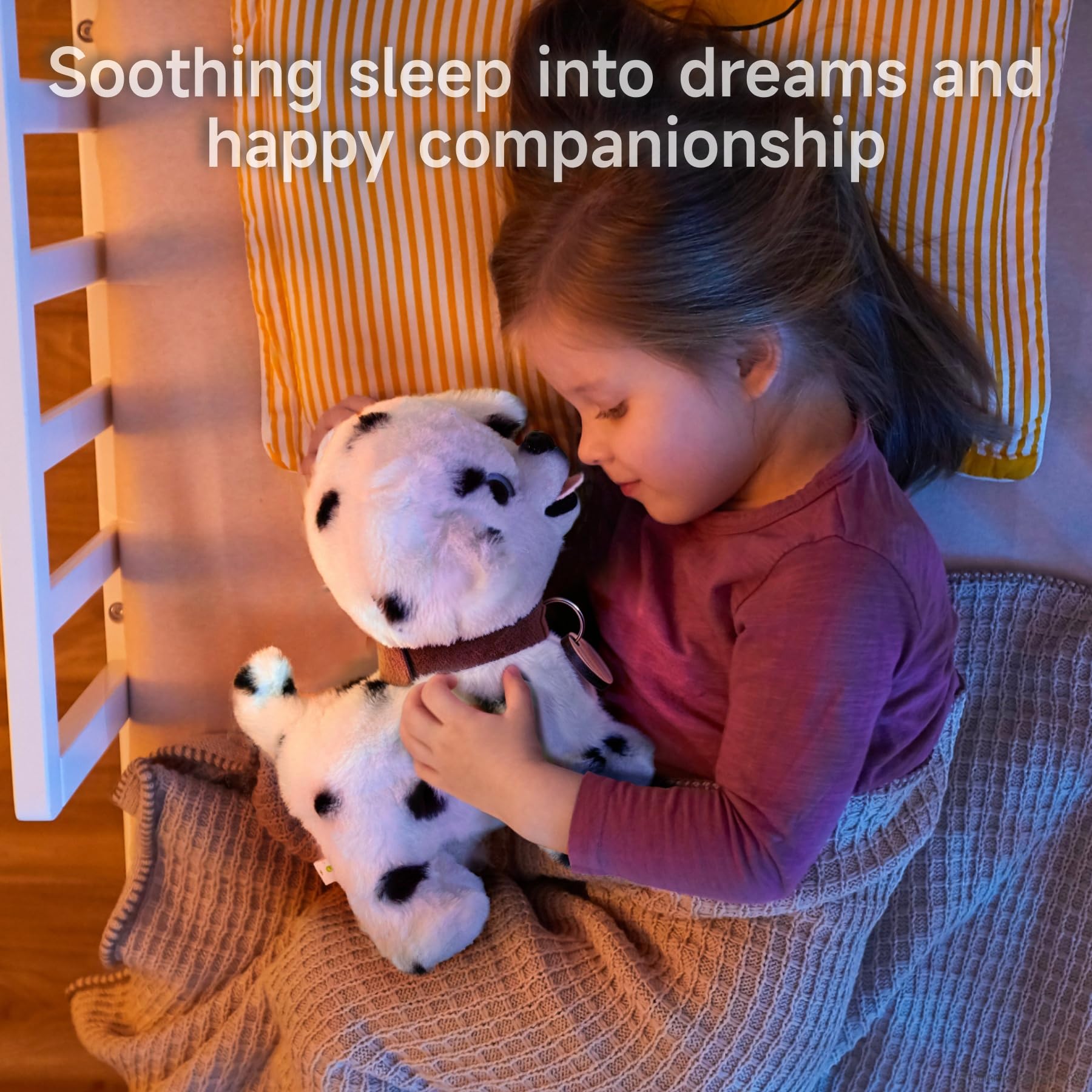 OR OR TU Chien Jouet Enfant Peluche Chien Interactifs, Jouet Chien Qui Marche et aboie en Laisse, Chien Robot Animaux Interactifs Jouet pour Enfants 3 4 5 6+ Ans Filles Garçons Cadeau