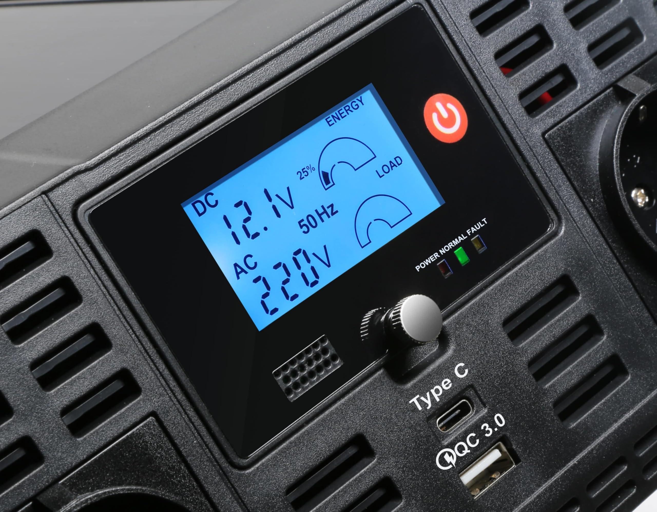 Technaxx Onduleur Voiture Pur Sinus 3000W - Convertisseur De